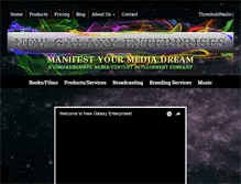 Tablet Screenshot of newgalaxyenterprises.com